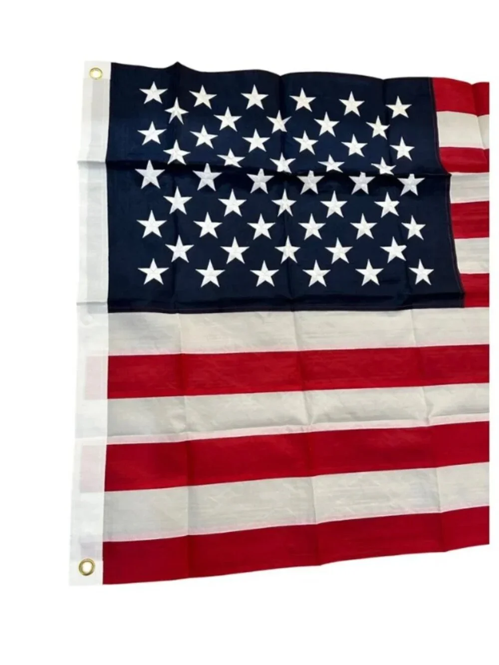 American Flag 3x5 Outdoor VERY DURABLE Nylon Embroidered Stars Brass Grommets